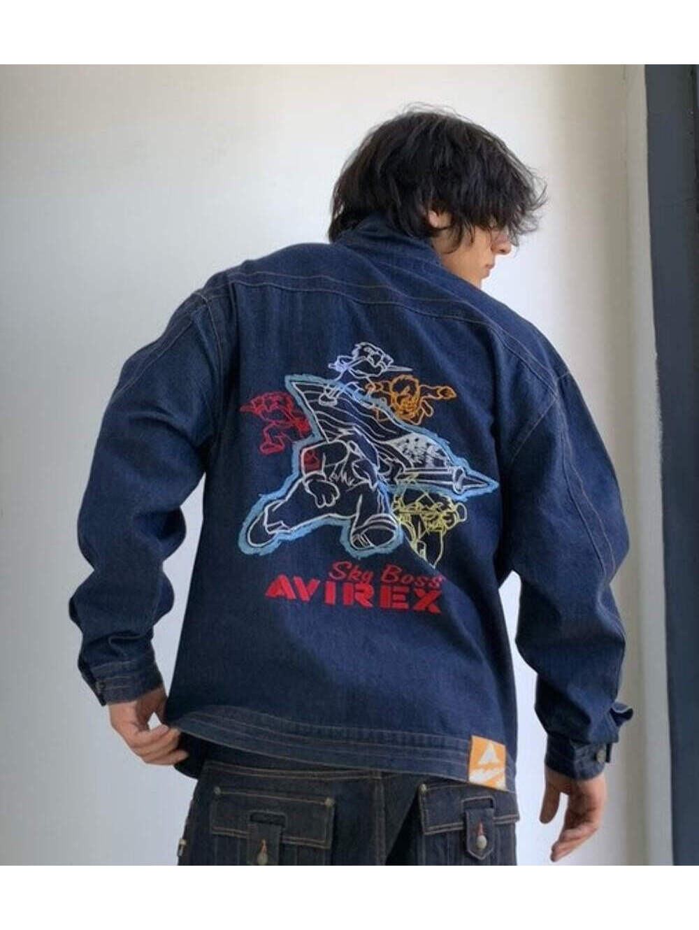 Men's Avirex Indigo | Blue Casual Denim Jacket NWT